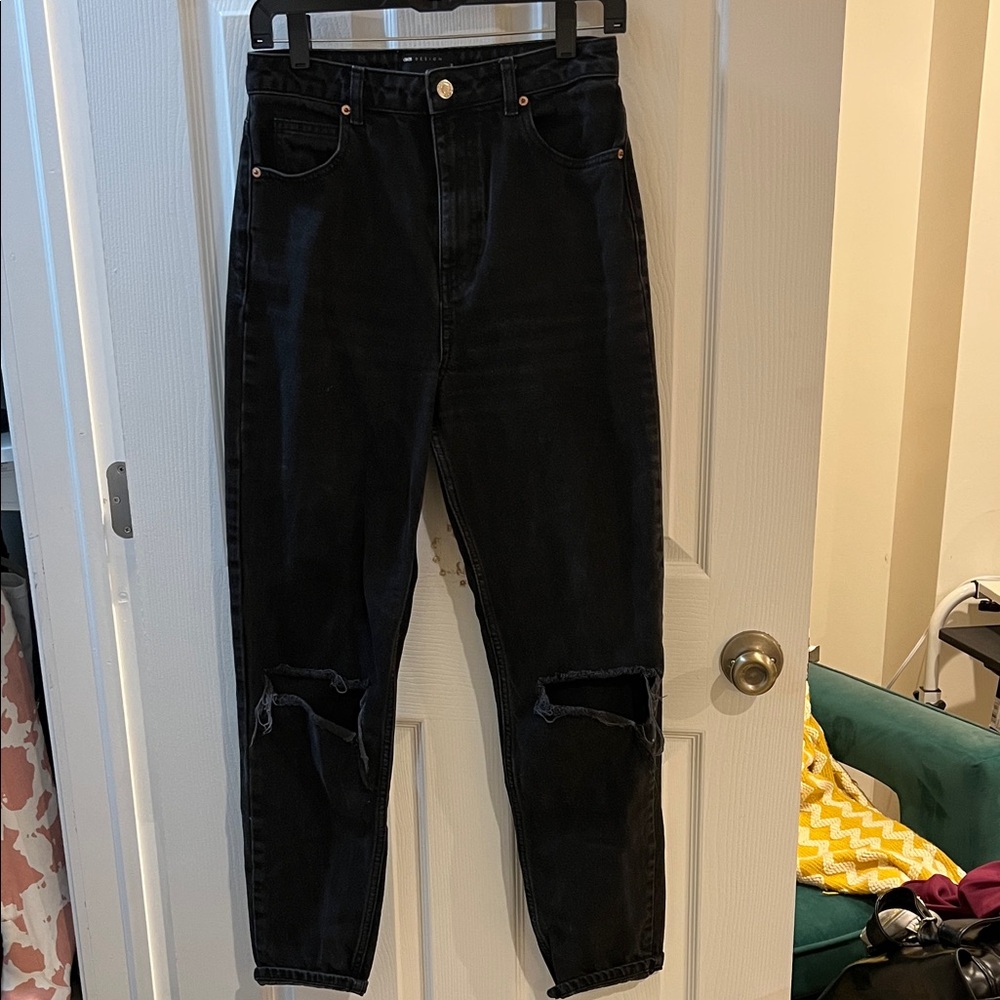 ASOS Relaxed Black Jeans